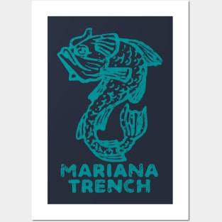 Mariana Trench Posters and Art